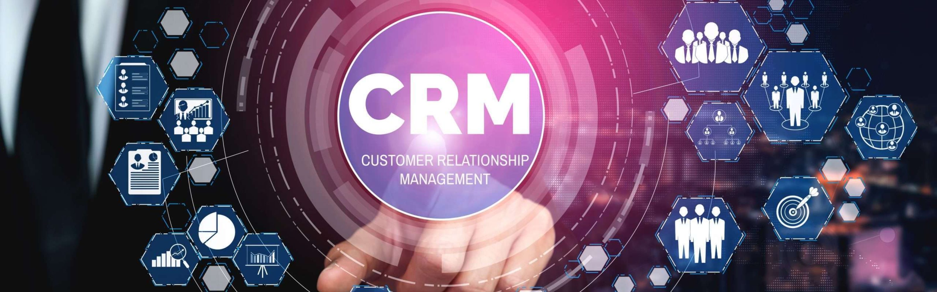 CRM Customer Relationship Management for business sales marketing system concept