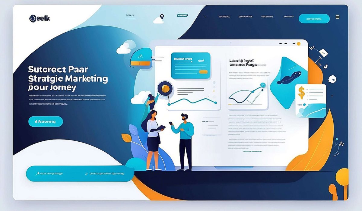 Engaging Landing Page for Strategic Marketing Journey
