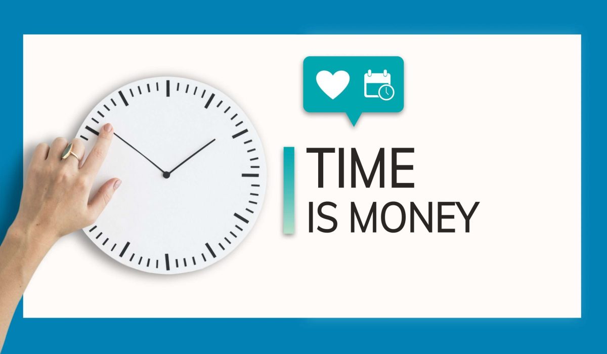 Save Time Save Money Concept
